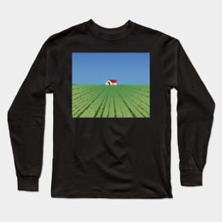 Dreamcore house and bakcground design - Dreamcore, weircore aesthetic Long Sleeve T-Shirt